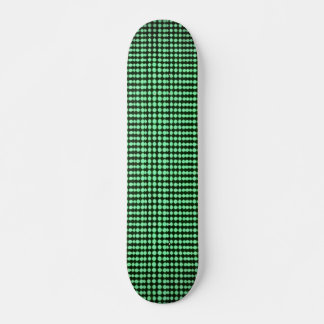Black and Green Computer Code #3 Skateboard