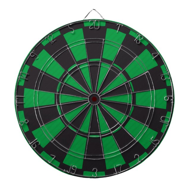 Black and Green Dart Board (Front)