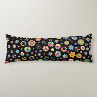 Black and green two-color cushion