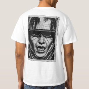 Black and Grey 90s Retro Pixel Pilot T-Shirt
