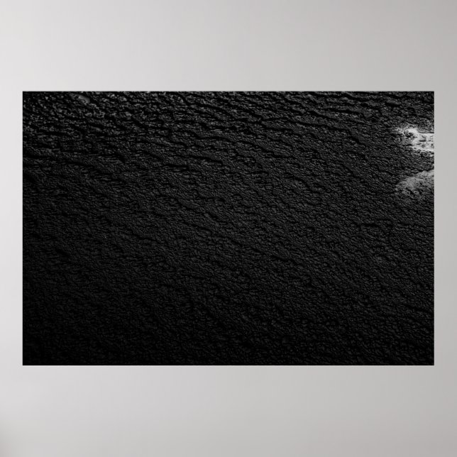 Black and grey area rug poster (Front)
