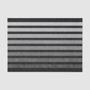 Black And Grey Camouflage Textured Line Stripes Tissue Paper