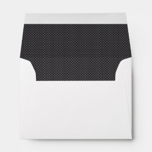 Black and Grey Carbon Fiber Polymer Envelopes