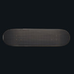 Black and Grey Carbon Fibre Polymer Skateboard<br><div class="desc">Fibre was a high-strength material developed to replace steel. It was used in the NASA Space program and the aviation and automotive industries, as well as in tires, racing sails and body armour due to its dense structure Fibre fabric is made from base polymers with high tensile strength-to-weight ratio. This...</div>