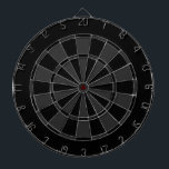 Black and Grey Dartboard<br><div class="desc">Black and Grey Dartboard Pattern!</div>