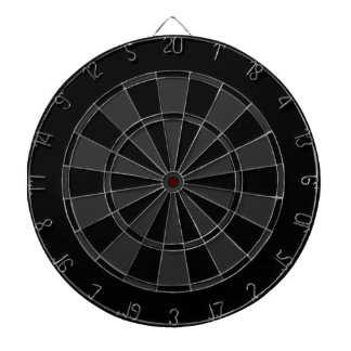 Black and Grey Dartboard