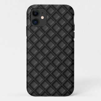 Black and Grey Diamond Pattern iPhone 11 Case