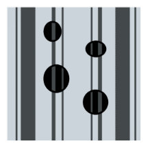 Black and grey dots and lines