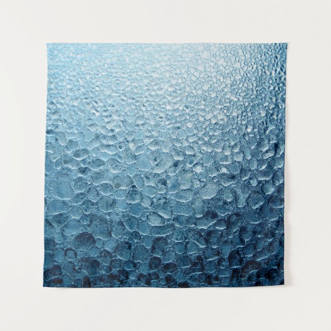 Black and grey floral area rug tapestry (Front)