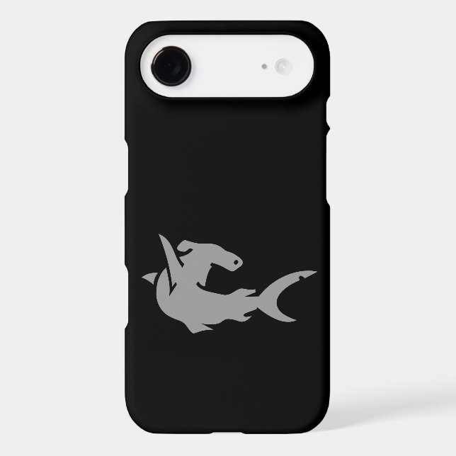 Black and Grey Hammerhead Shark iPhone 5 Case (Back)
