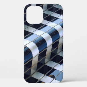 Black and grey high-rise building iPhone 12 case