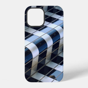 Black and grey high-rise building iPhone 12 case