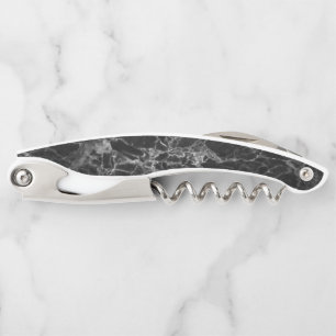 Black And Grey Marbled Corkscrew