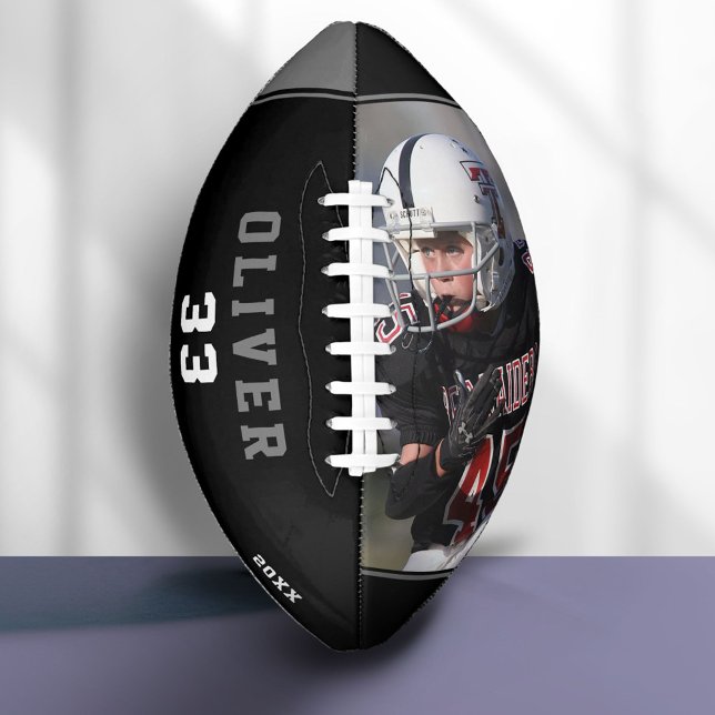 Black and Grey Player's Name Number Photo  American Football (Creator Uploaded)