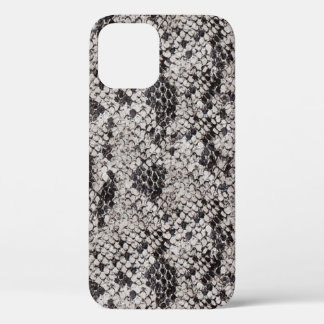 Black and Grey Snake Skin Design Case-Mate iPhone 12 Case