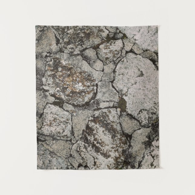 Black and grey stone fragment tapestry (Front)