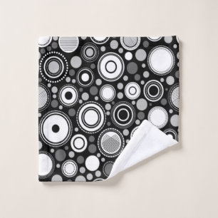 Black and Grey Wash Cloth