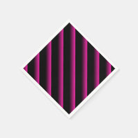 Black and Hot Pink Blended Diagonal Stripe
