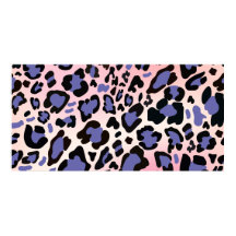 Black and Lavender Leopard Print: Bold and Elegant