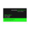 Black and Lime Green Corporate Business Card
