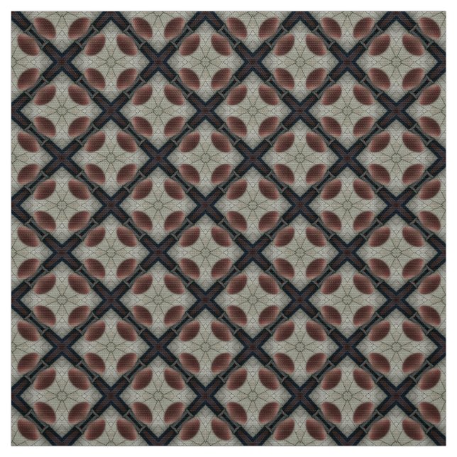 Black and Olive Upholstery Fabric (Swatch)