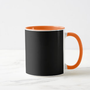 Black and Orange Combo Mug