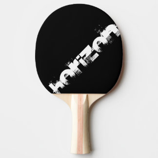 black and orange racket to personalize horizon ping pong paddle