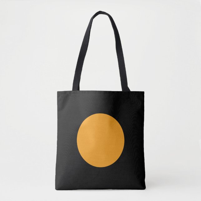 Black and Orange Tote Bag (Front)