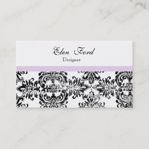Black and Pink  Elegant Business Cards