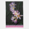Black and Pink Lily Kitchen Towel