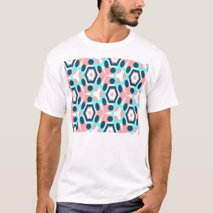 black and pink pattern T-Shirt