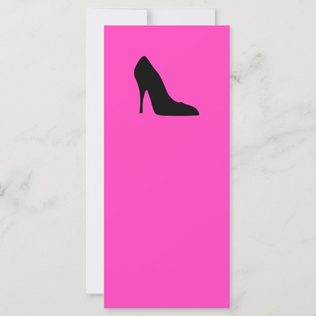 Black and Pink Pumps (Front)