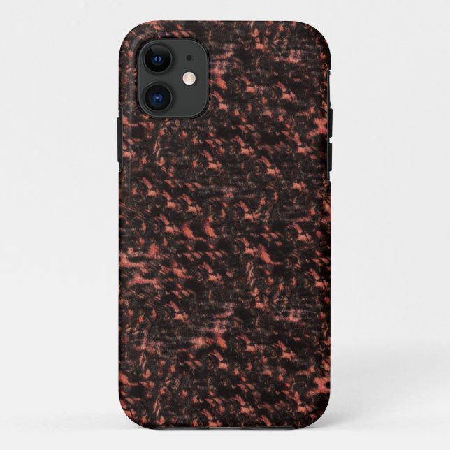 Black and Pink Snakeskin Pattern Case-Mate iPhone  Case (Back)
