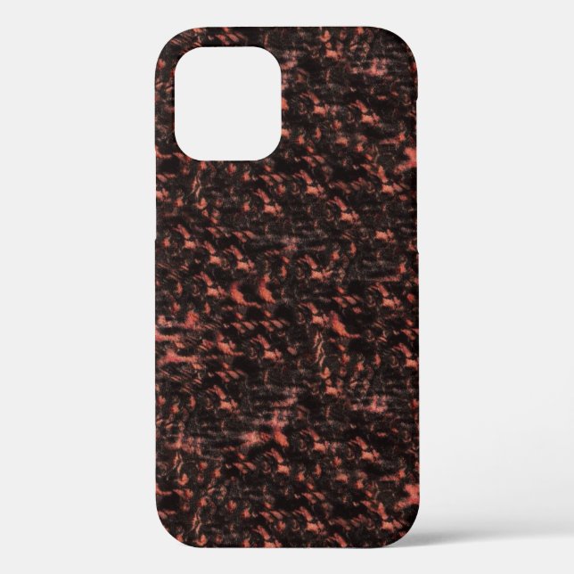 Black and Pink Snakeskin Pattern Case-Mate iPhone  Case (Back)
