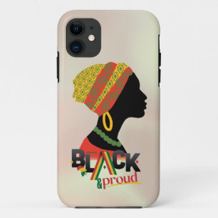 Black And Proud African American Girl iPhone 11 Case
