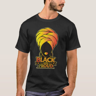 Black and Proud – Afro Queen Art T-Shirt