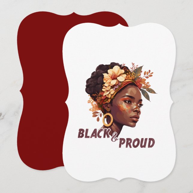 Black and Proud Black Lives Matter  (Front/Back)