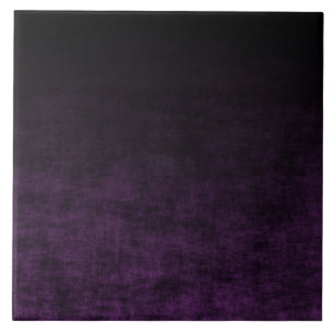 Black and Purple Grunge Ombre Texture Tile