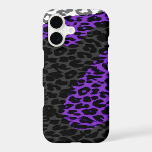 Black and Purple Leopard Print