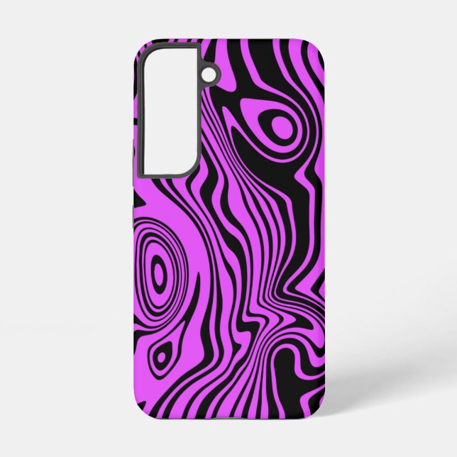 Black and Purple Samsung Galaxy Case Your Colours (Back)