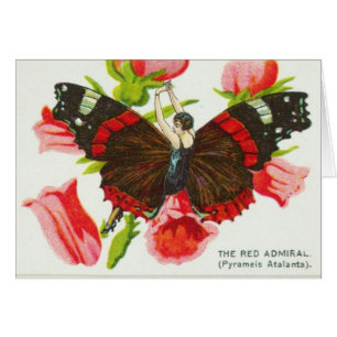Black and red Butterfly Girl