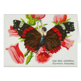 Black and red Butterfly Girl