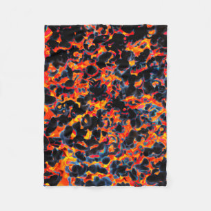 Black and Red Fleece Blanket