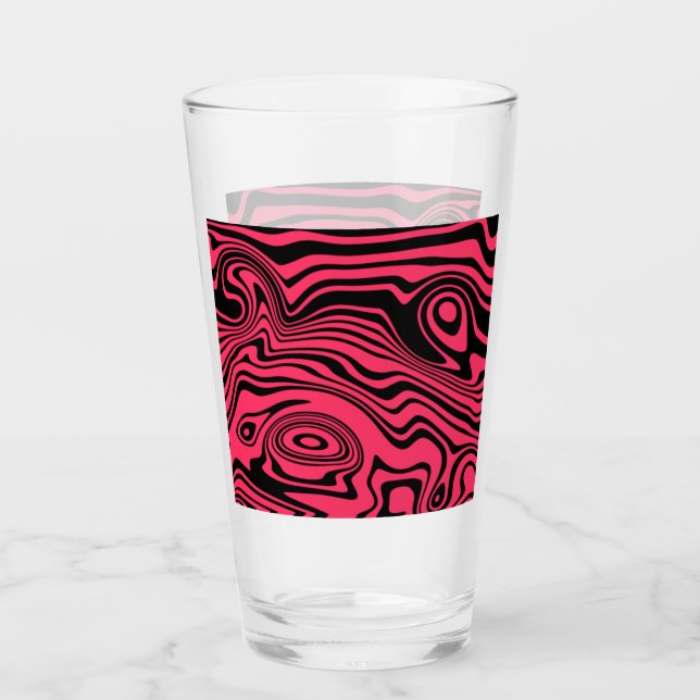 Black and Red Glass (Front)