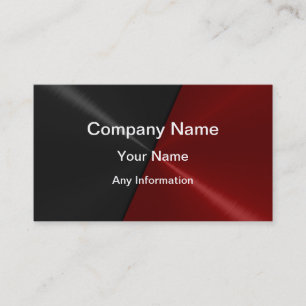 Black and Red Luxury Business Cards