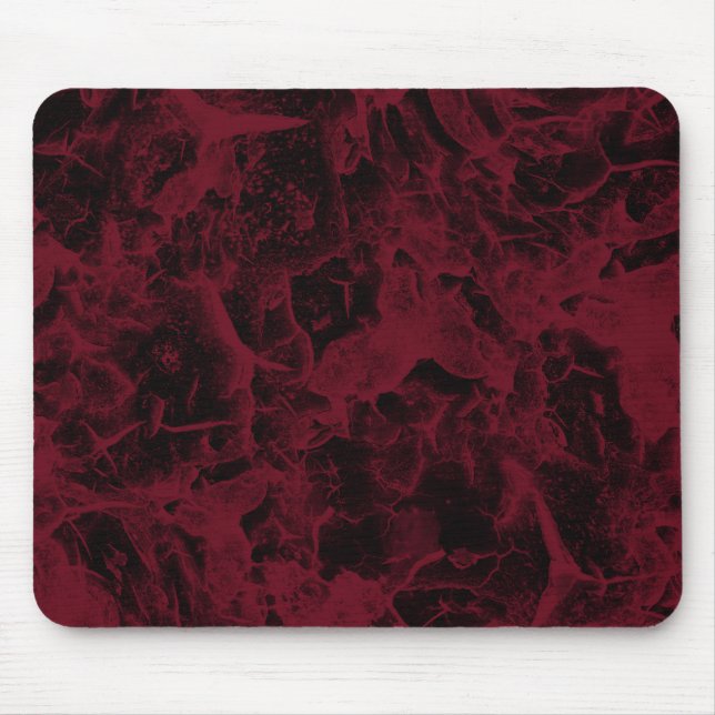Black and red marble pattern.  mouse mat (Front)