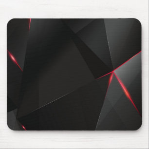 Black and Red Mousepad