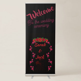 Black and red romance banner