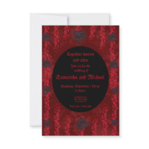 Black and red roses Gothic 