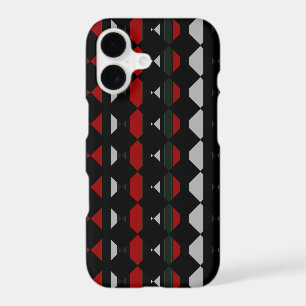black and red seamless pattern